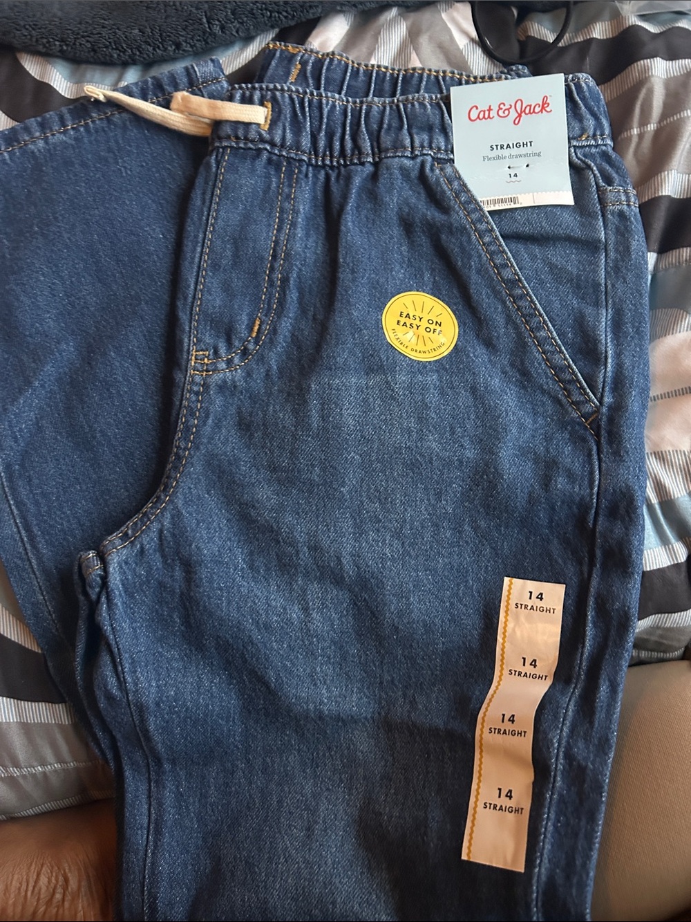 Cat & Jack Straight Jeans in Dark Blue
